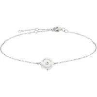 Liebeskind berlin Armband , silber (edelstahlfarben, kristallweiß, kristallweiß), Armbänder, Damen, 20cm, Edelstahl, glitzernd, glänzend, Armband, mit Zirkonia (synth.)