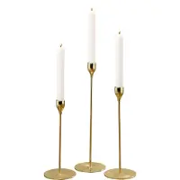 Dekoria Leuchter-Set Gold Shine, 30 x 10 x 33 cm