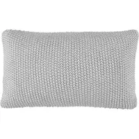 Marc O'Polo Zierkissen Nordic Knit Rectangle Silver (30 x 60 cm)