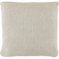 Marc O'Polo Zierkissen Nordic Knit Square Oatmeal (50 x 50 cm)