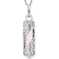 Engelsrufer Kette mit Anhänger POWERFUL STONE ROSENQUARZ ERN-HEAL-RQ-M (Set 3 tlg inkl Schmuckstein)