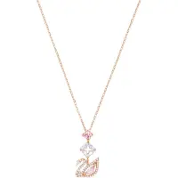 Swarovski Halskette Dazzling Swan 5473024 Roségold