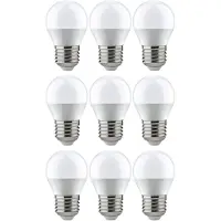 Paulmann 9er Pack 55 W Tropfen E27 2700K LED-Leuchtmittel E27 Warmwei?