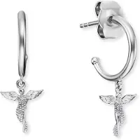 Engelsrufer Damen-Creolen Creole Engel 925er Silber Engelsrufer Silber
