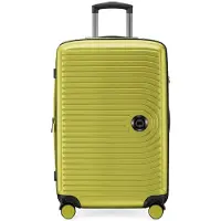 Hauptstadtkoffer - Mitte - Mittelgroßer Koffer Trolley Hartschalenkoffer, Check-In Gepäck mit XL Erweiterung, Dopperollen, TSA-Schloss, 68 cm, 88 L,Farn