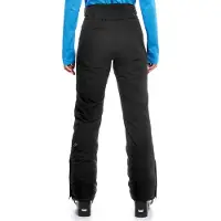 Maier Sports Skihose "Allissia slim", Damen, Gr. 23, Kurzgrößen, schwarz, 90% Polyester, 10% Elasthan, Hosen Skihose, Damen Schneehose, wind- und wasserdicht, 2 RV-Taschen, Slim Fit