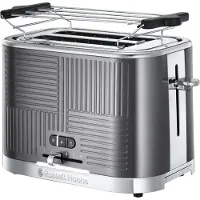 Russell Hobbs Toaster Edelstahl Geo grau 25250-56