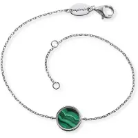 Engelsrufer Silberarmband POWERFUL STONE MALACHIT ERB-LILGEM-ML
