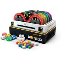 Iello 515453 - Spielesammlung - 8 Bit Spiel Box Brettspiel Gesellschaftsspiele Spiel