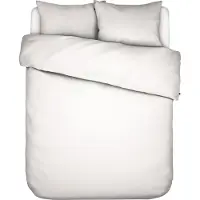 Essenza Minte Weiß Bettwäsche 1p set 155x220+1 Kissenbezug