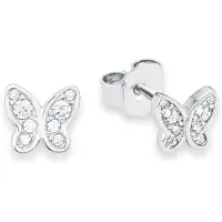 S.oliver sOliver Junior Paar Ohrstecker Schmetterling 9233199