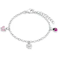Prinzessin Lillifee Armband 9082414 Marienkäfer Schmetterling Kleeblatt