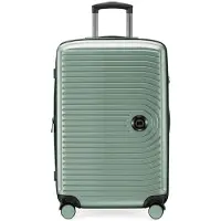 Hauptstadtkoffer - Mitte - Mittelgroßer Koffer Trolley Hartschalenkoffer, Check-In Gepäck mit XL Erweiterung, Dopperollen, TSA-Schloss, 68 cm, 88 L,Mint