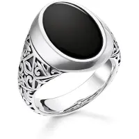 Thomas Sabo Silberring Schwarz TR2242-698-11-60 62 64 66 68