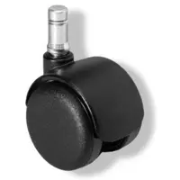 Hjh OFFICE 5x ROLO FIX 11mm/50mm Hartböden - Stuhlrollen Schwarz
