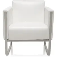 Hjh OFFICE ARUBA | 1-Sitzer - Lounge Sofa Wei?