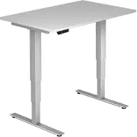 Hjh OFFICE PRO XDSM 12 S - Grau 120 x 80 elektrisch höhenverstellbar