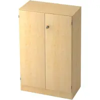 Hjh OFFICE PRO SIGNA K 6550 SG - Ahorn 3 OH mit Knauf (abschließbar) Schrank