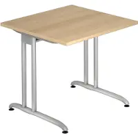 Hjh OFFICE PRO BELA 8 S - 80 x 80 Eiche