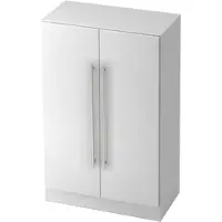 Hjh OFFICE PRO SIGNA G 7550 RE - Weiß 3 OH Schrank Relinggriff Kunststoff