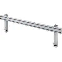 Hjh OFFICE PRO ORG 16 | Orga-Schiene | Alu silber - Silber 160 cm