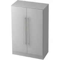 Hjh OFFICE PRO SIGNA G 7550 RE - Grau 3 OH Schrank Relinggriff Kunststoff