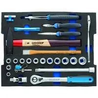 Gedore 1100 CT2-01 Sortiment Handwerker 26-teilig in 2/2 L-BOXX 136 Modul, 2936828