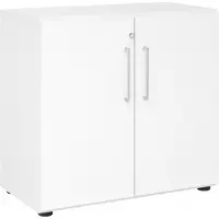 Hjh OFFICE PRO BETA 9 | Schrank mit Türen | 2 OH - Weiß