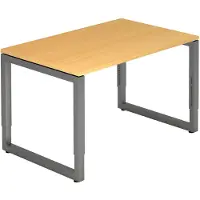 Hjh OFFICE PRO REGO 12 G - 120 x 80 höhenverstellbar Buche/Graphit