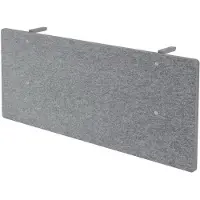 Hjh OFFICE PRO SIA 12 | Akustik-Knieraumblende - 120 cm Grau meliert