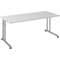 Hjh OFFICE PRO ZENO 19 S | 180x80 - 180 x 80 Grau/Silber h?henverstellbar