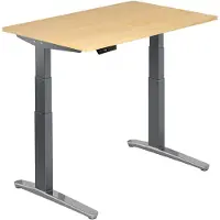 Hjh OFFICE PRO XBHM 12 GC - Ahorn 120 x 80 elektrisch höhenverstellbar