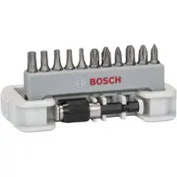 Bosch Ph/pz/t Screwdriver Tip 12 Units Silber