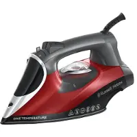 Russell Hobbs 25090-56 Bügeleisen Trocken- & Dampfbügeleisen Keramik-Bügelsohle 2600 W Schwarz, Grau, Rot