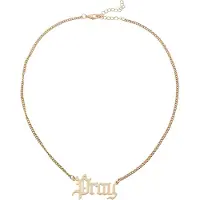 Mister tee Necklac in gold | Gr.: onesize