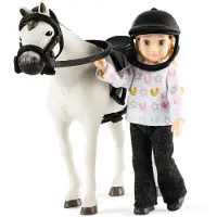 Lundby Girl Rider 18240 Puppe Kinder One Size