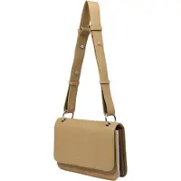 Marc O'Polo Leder Umhängetasche Schultertasche Lindsey Crossbody Bag Wheat Field braun
