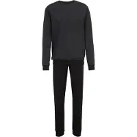 Schiesser Schlafanzug "Uncover Nightwear" 2 tlg. Langarm, Rundhals-Ausschnitt, Single Jersey-Qualität, weich