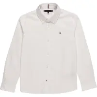 Tommy Hilfiger Hemd - Stretch Oxford - Weiß - - 5 Jahre (110) - Hemd/Bluse