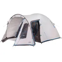 High Peak TESSIN 5.0 CLIMATE PROTECTION 80, Camping, Festrahmen, Kuppel-/Iglu-Zelt, 5 Person(en), 7,5 kg, Schwarz, Blau, Grau