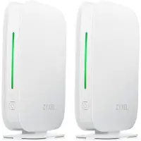 Zyxel Multy M1 WSM20 - WLAN-System (2 Router) - Netz - 1GbE - Wi-Fi 6 - Dual-Band - wandmontierbar