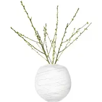 LSA International Vase L.S.A. Boulder White 31 x 30 cm