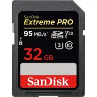 SanDisk Extreme Pro, 32 GB, SDHC, Klasse 10, UHS-I, 95 MB/s, 90 MB/s