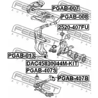 FEBEST Lagerung, Lenker PGAB-007