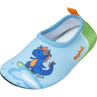 Playshoes Kinder Barfußschuh "Barfuß-Schuh Dino" in Blau | Gr.: 24/25