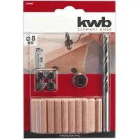 Kwb Holzbohrer/Dübel-Satz 8mm