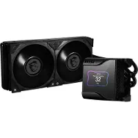 MSI MEG CORELIQUID S280, All-in-one liquid cooler, 82,27 cfm, Schwarz