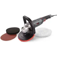 Powerplus 1200w 180 Mm Electric Polisher 3 Pieces Silber One Size / EU Plug