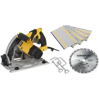 Powerplus 1200w 165 Mm Tauchkreissäge 11 Stücke