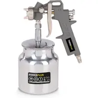 Powerplus Powair0106 226l/min 750ml Farbspritzpistole Silber One Size / EU Plug 220V Silber One Size